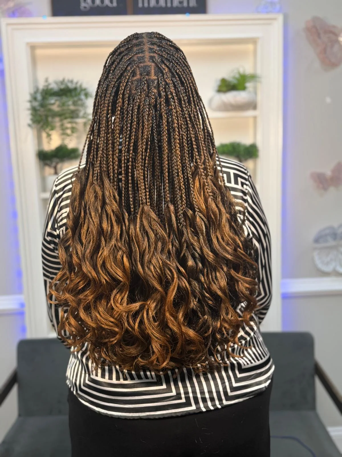 Box Braids at Afro Luxe Braiding Bar, Laurel MD