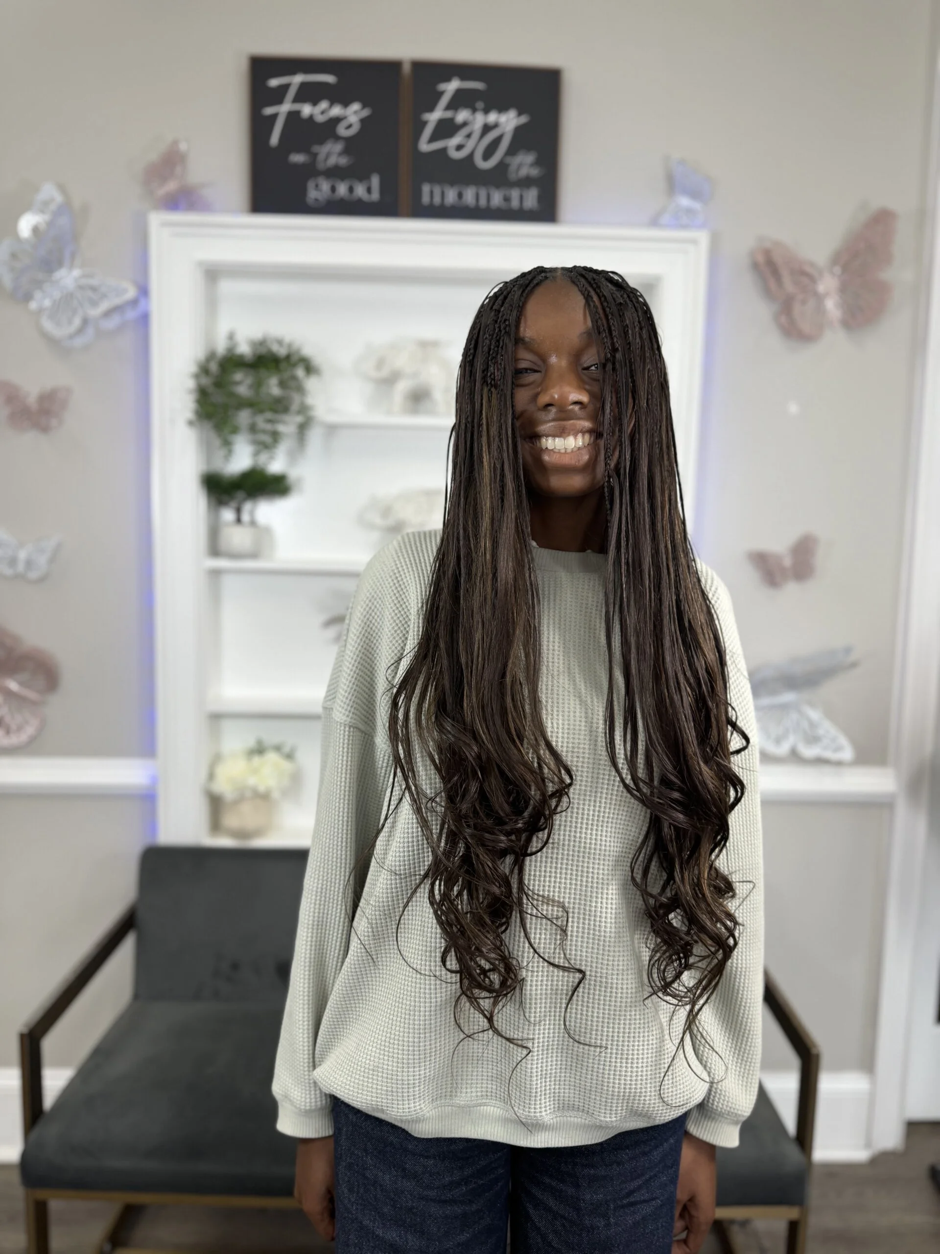 Your first visit to Afro Luxe Braiding Bar, Laurel MD