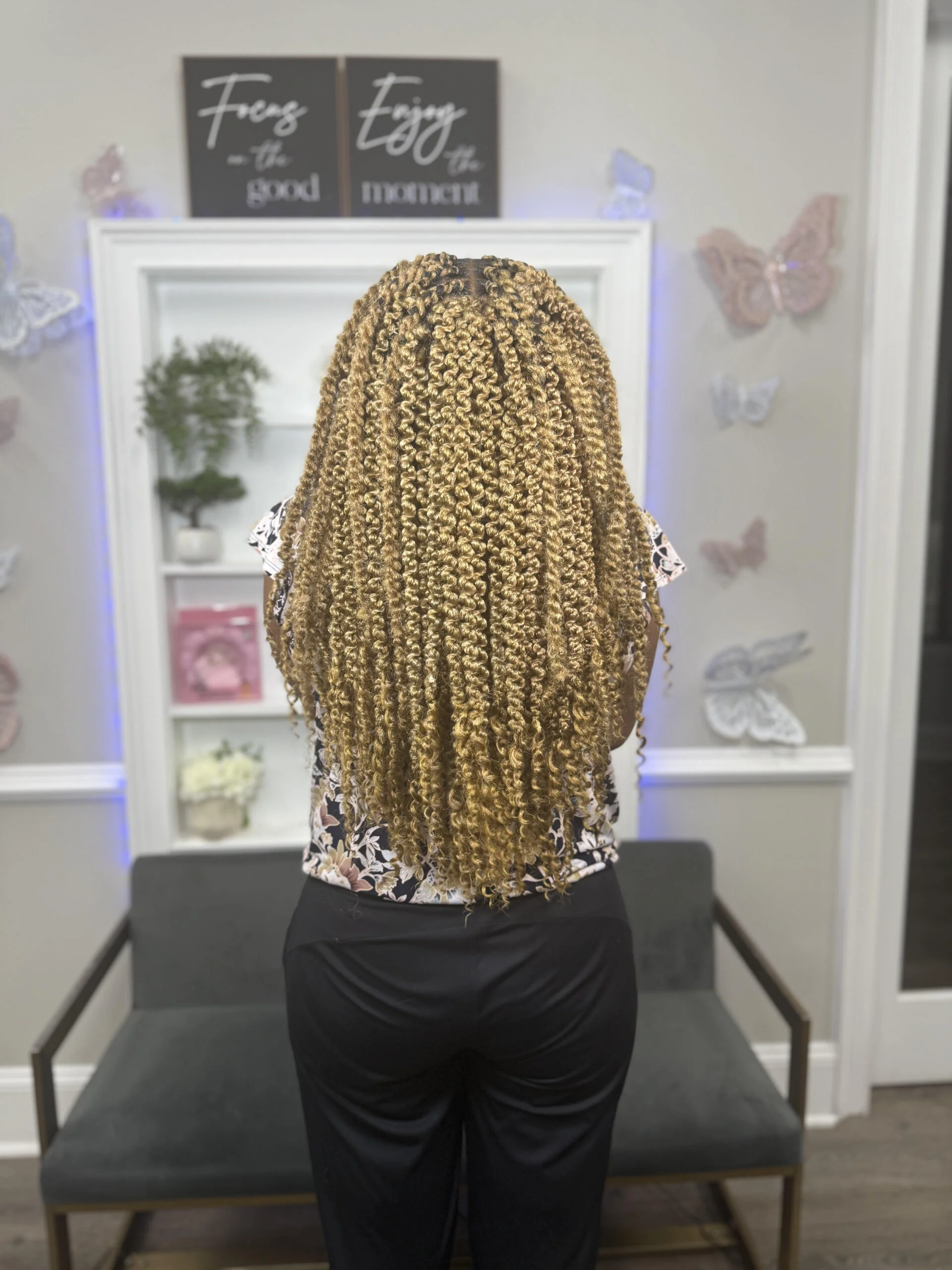 Invisible Crochet at Afro Luxe Braiding Bar, Laurel MD