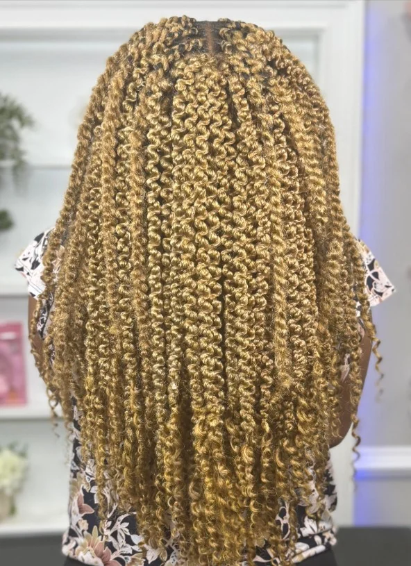 Senegalese Twists at Afro Luxe Braiding Bar, Laurel MD